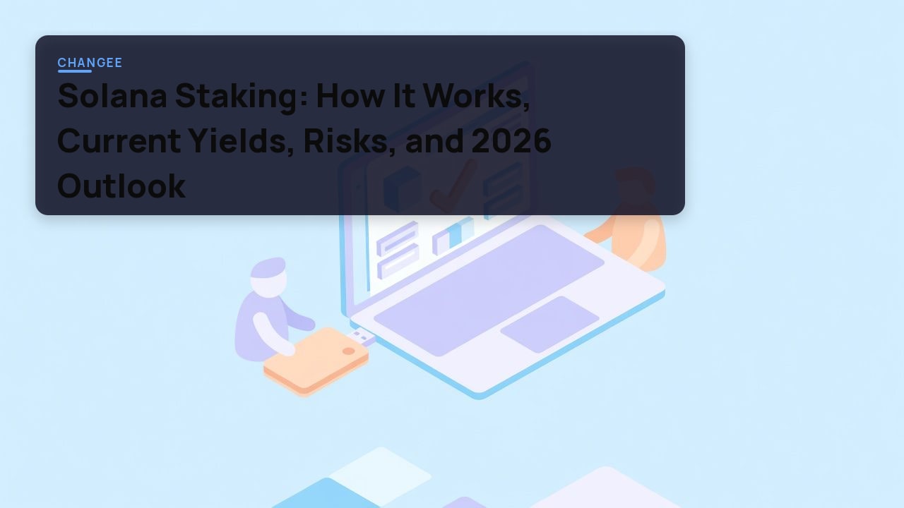 Solana Staking: How It Works, Current Yields, Risks, and 2026 Outlook