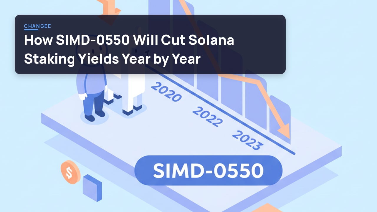 How SIMD-0550 Will Cut Solana Staking Yields Year by Year