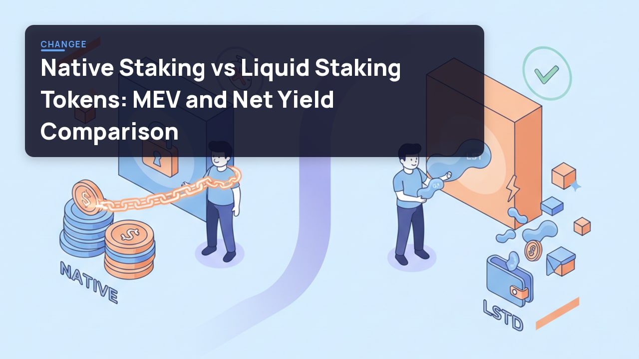 Native Staking vs Liquid Staking Tokens: MEV and Net Yield Comparison