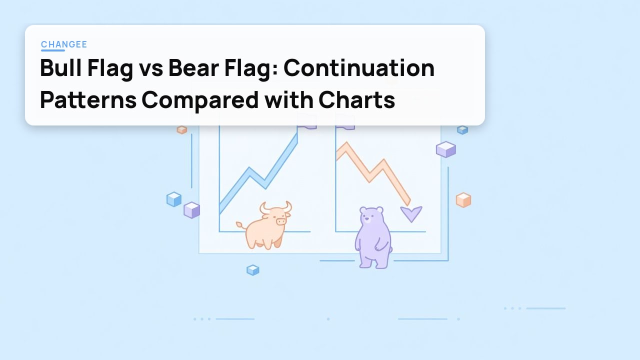 Bull Flag vs Bear Flag: Continuation Patterns Compared with Charts