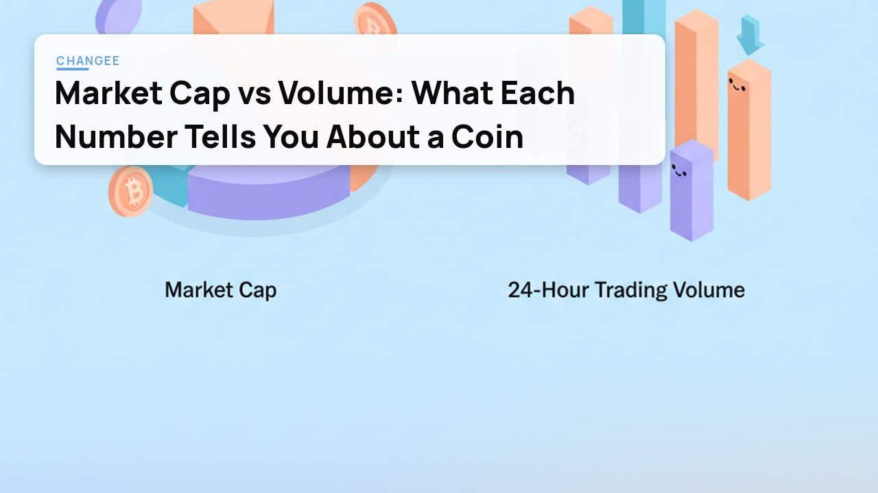 Market Cap vs Volume: What Each Number Tells You About a Coin